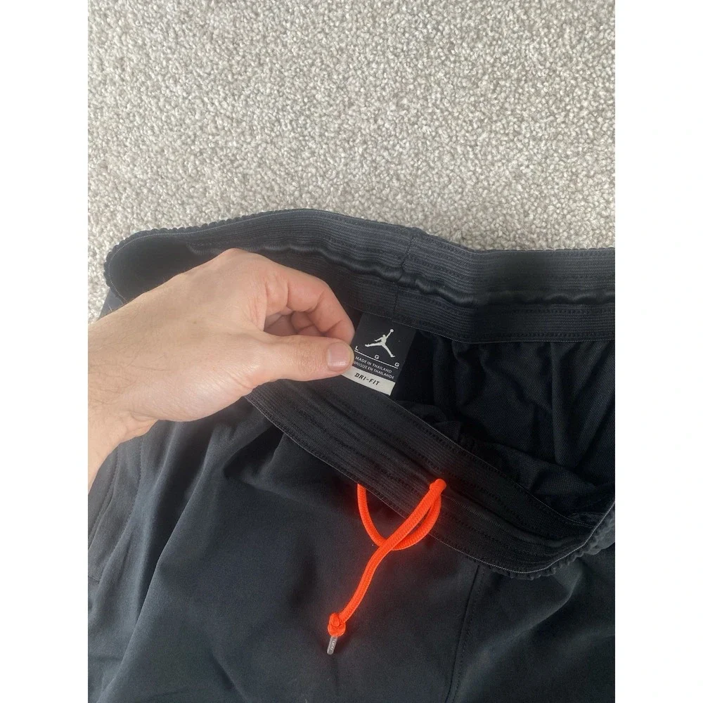 Air Jordan Dri Fit Performance Adjustable Track Pants Mens L 32x34 Active Gym